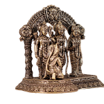 Pure Brass Ram Darbar Idol Intricate Carvings 4 Inch - Miniature Masterpiece | Jaipurio